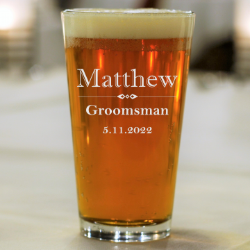 Formal | Personalized 16oz Pint Glass